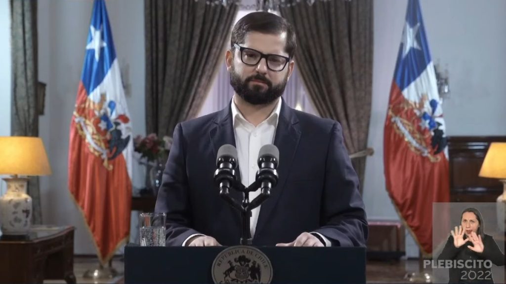 discurso gabriel boric rechazo