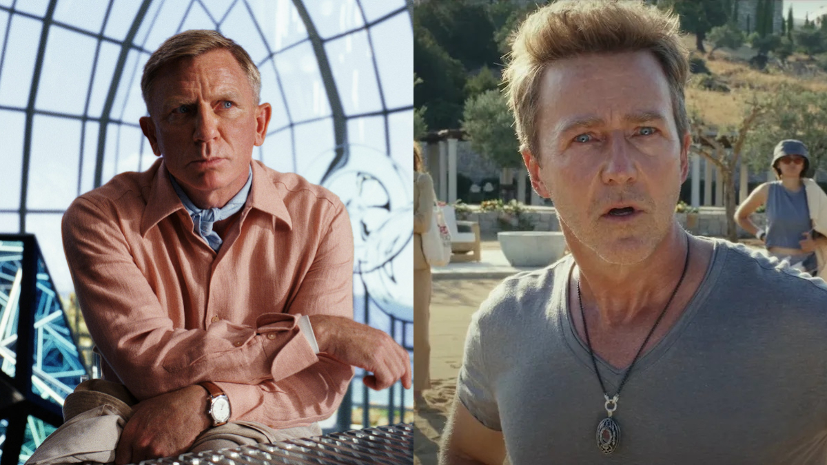 Daniel Craig y Edward Norton en el primer trailer de Knives Out 2
