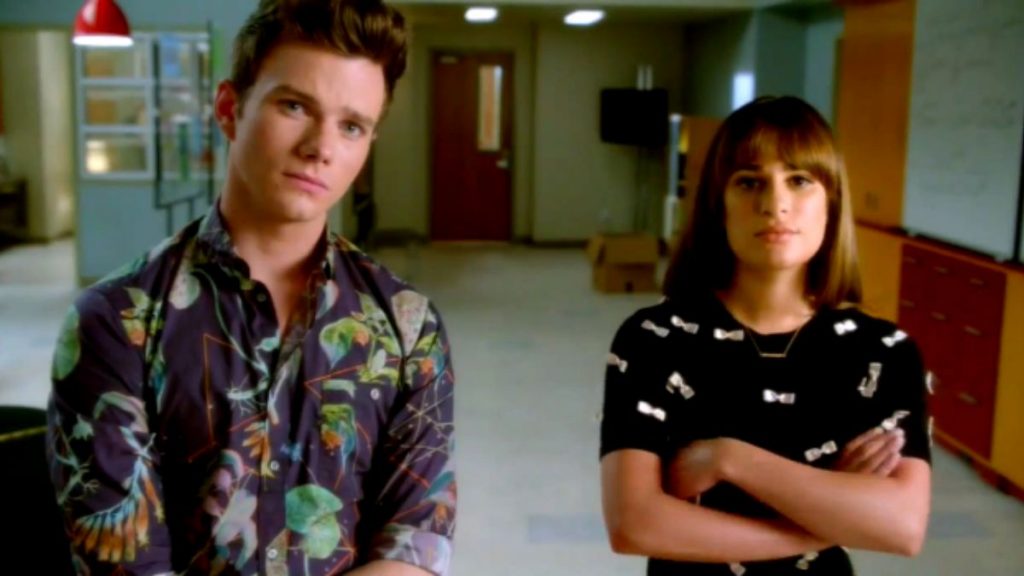 Chris Colfer Lea Michele