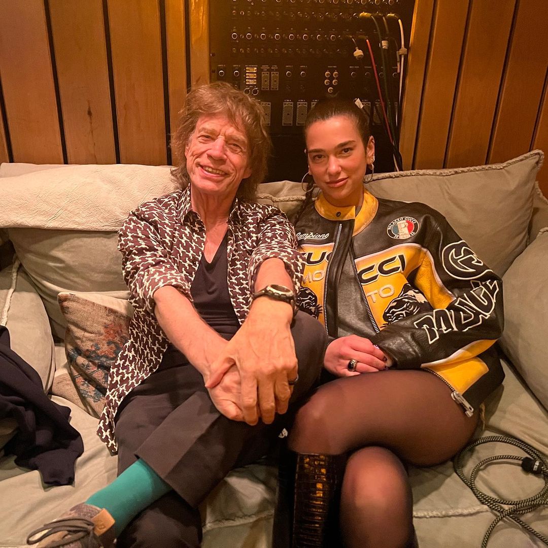 Dua Lipa y Mick Jagger