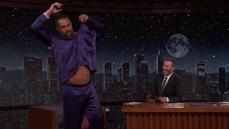 Jason Momoa Jimmy Kimmel