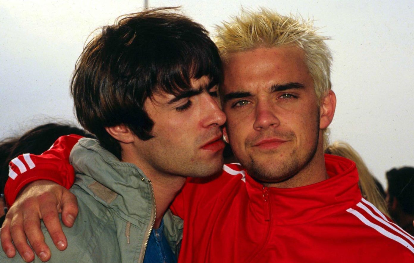 Liam Gallagher y Robbie Williams