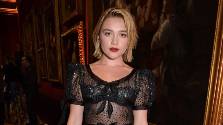 florence pugh red carpet