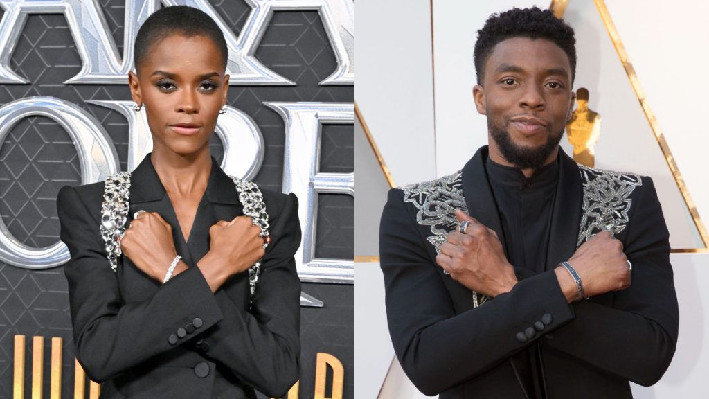 letitia wright chadwick boseman