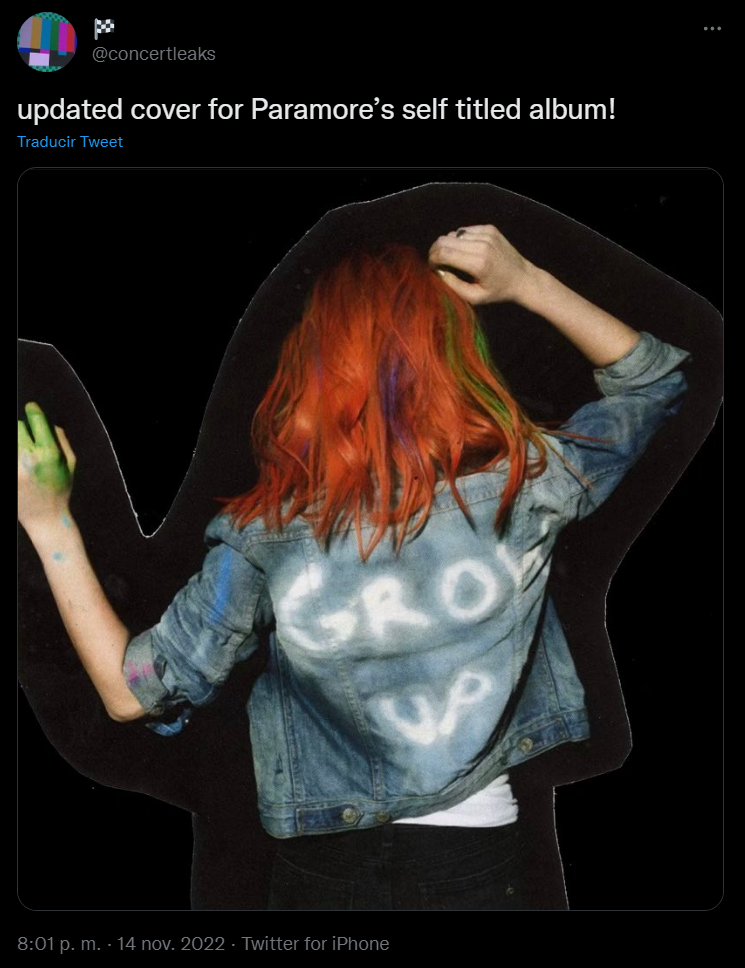 paramore portada disco