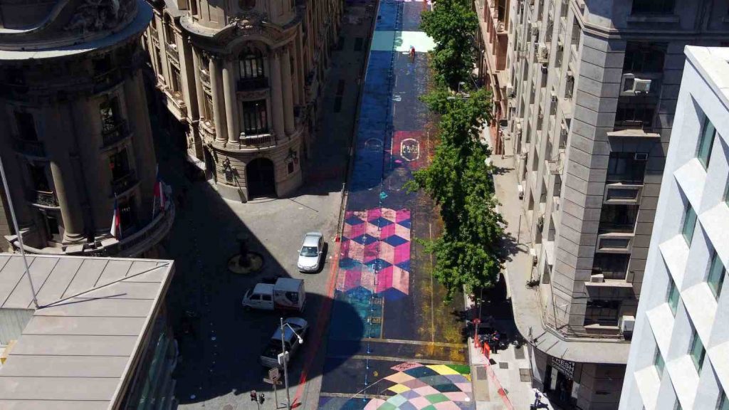 paseo peatonal calle bandera