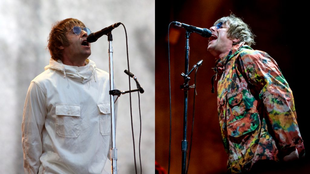 por qué liam gallagher canta con las manos para atrás