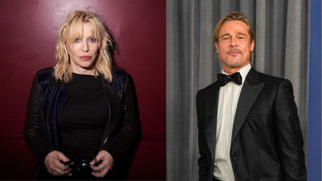 Courtney Love Brad Pitt