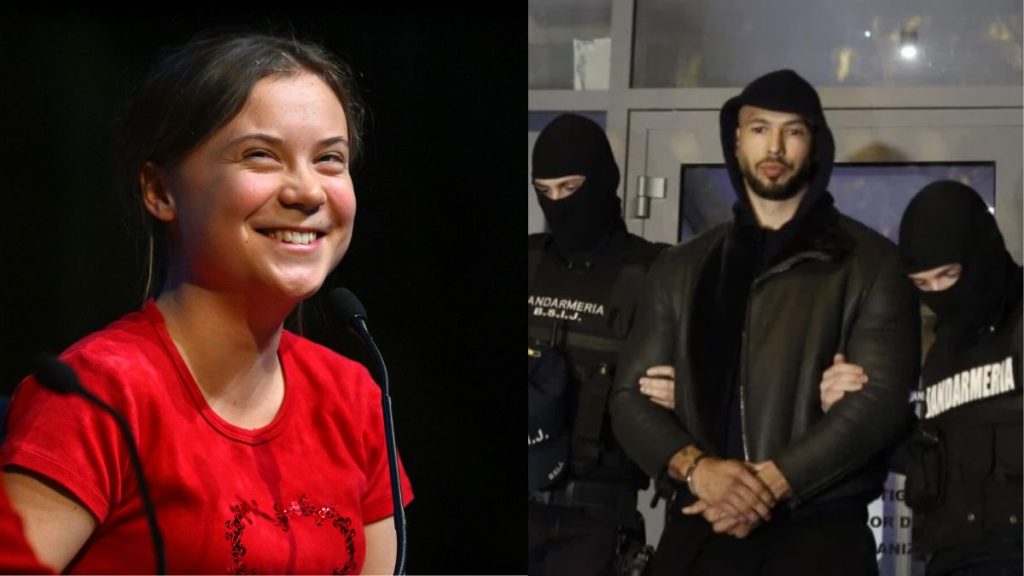 Greta Thunberg Andrew Tate