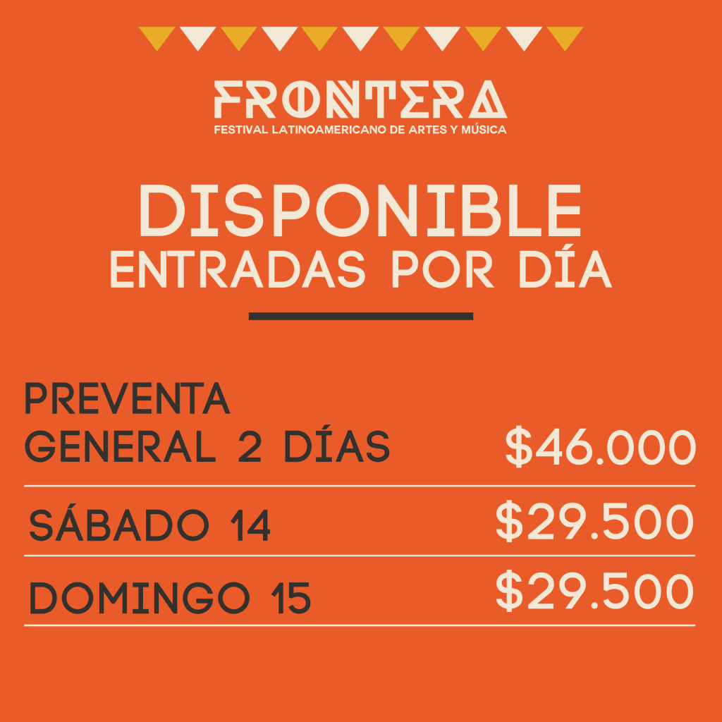 festival frontera entradas