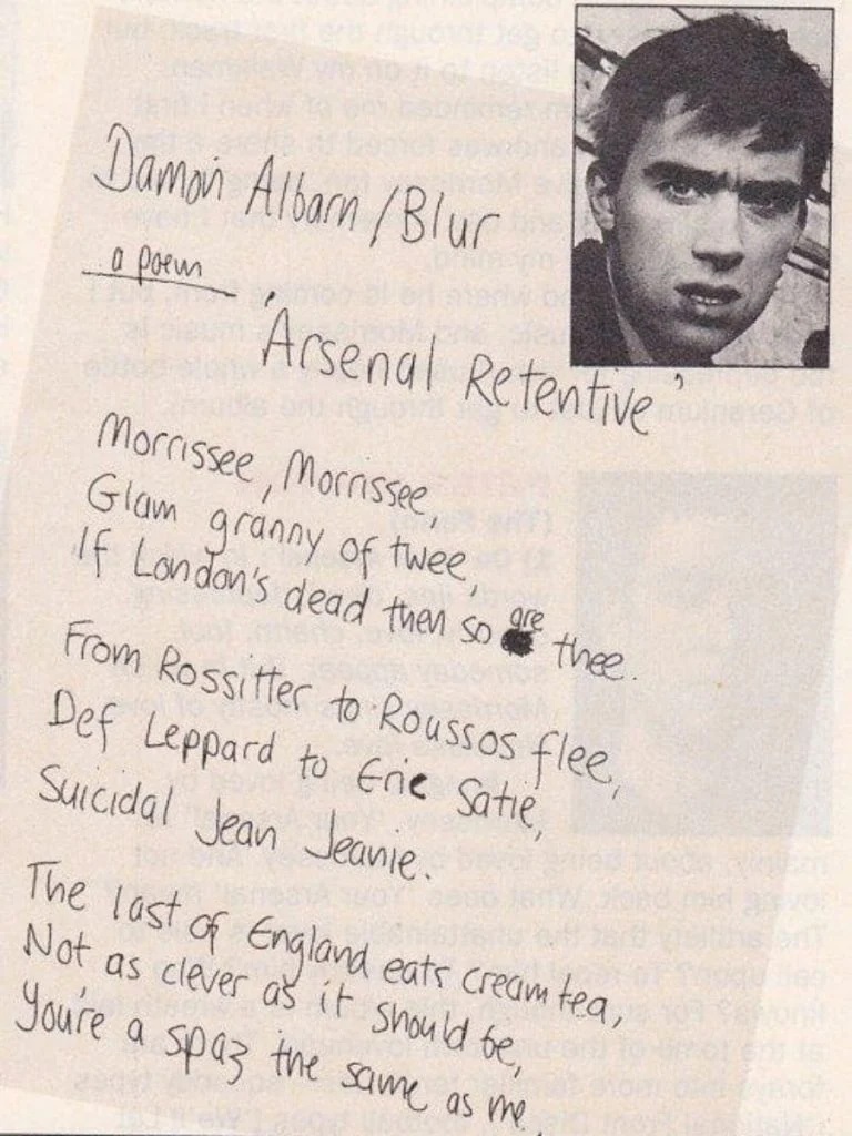 Poema de Damon Albarn