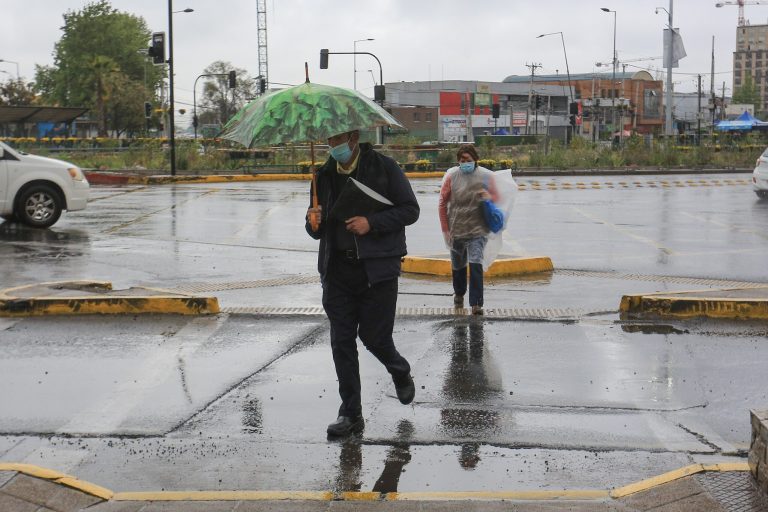 lluvia santiago año nuevo