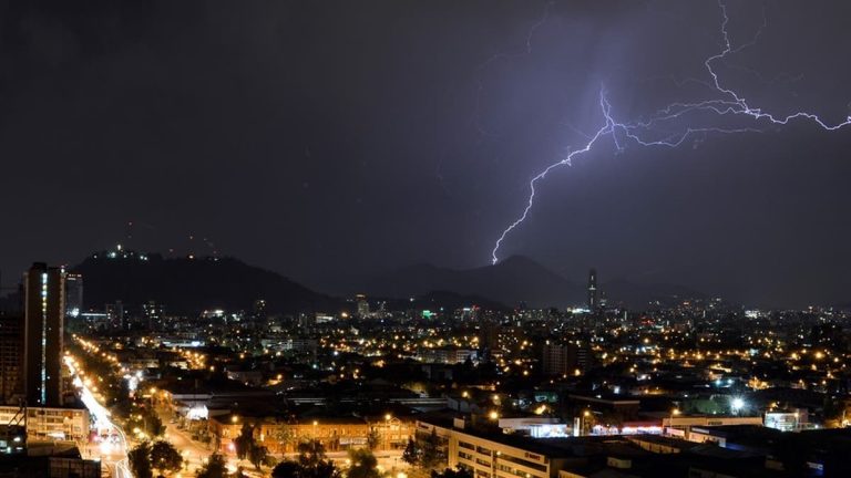 tormentas eléctricas santiago