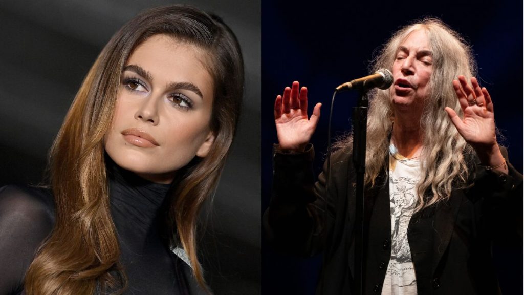 Patti Smith Kaia Gerber