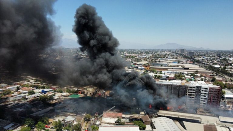 San Joaquín incendio