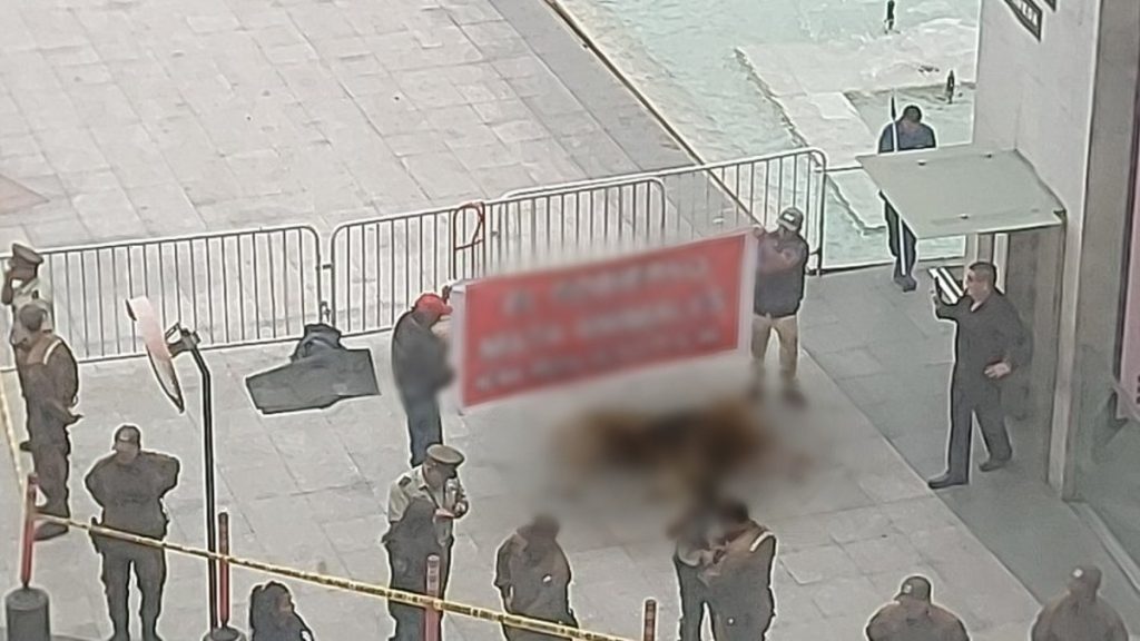 león muerto en la moneda