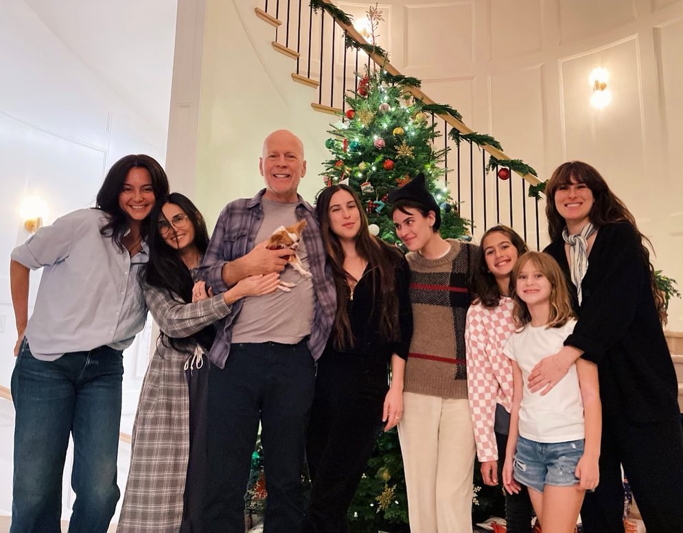 Bruce Willis, Demi Moore y su familia