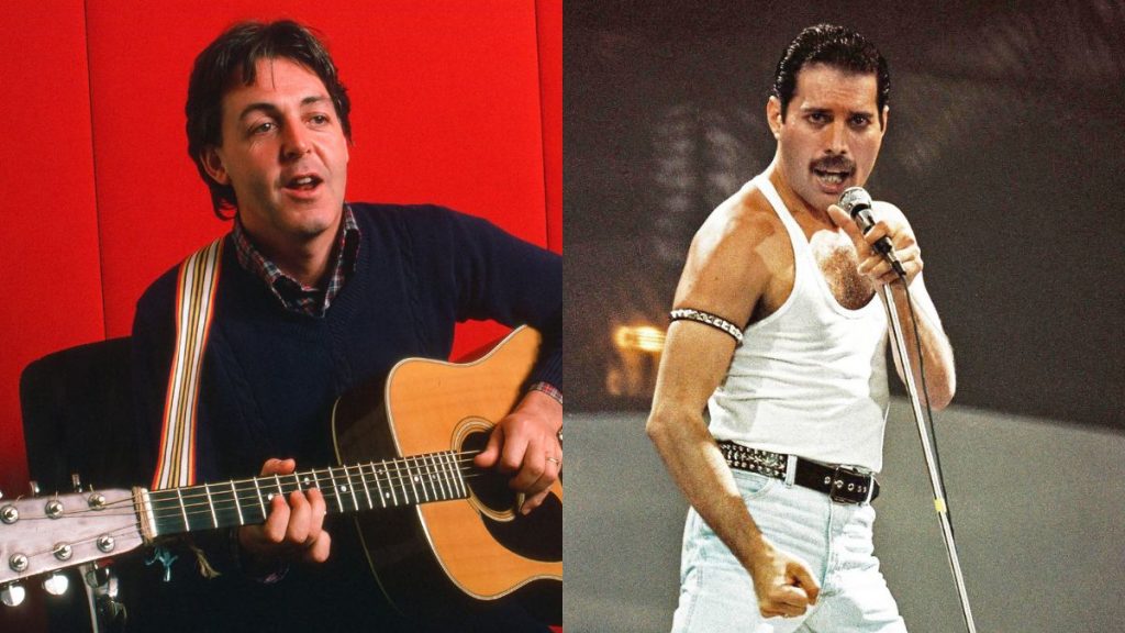 Paul McCartney Freddie Mercury