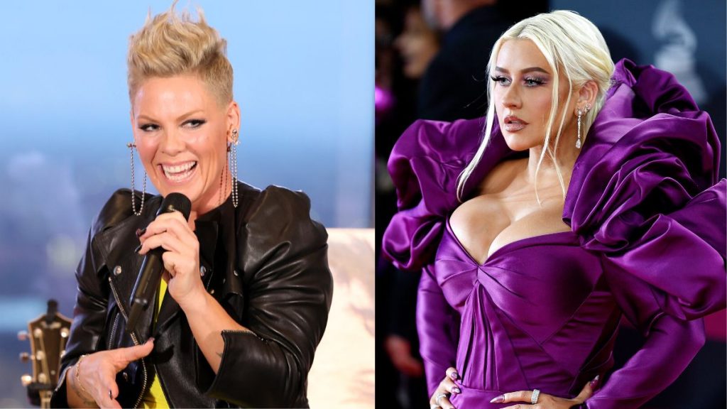 P!nk Christina Aguilera