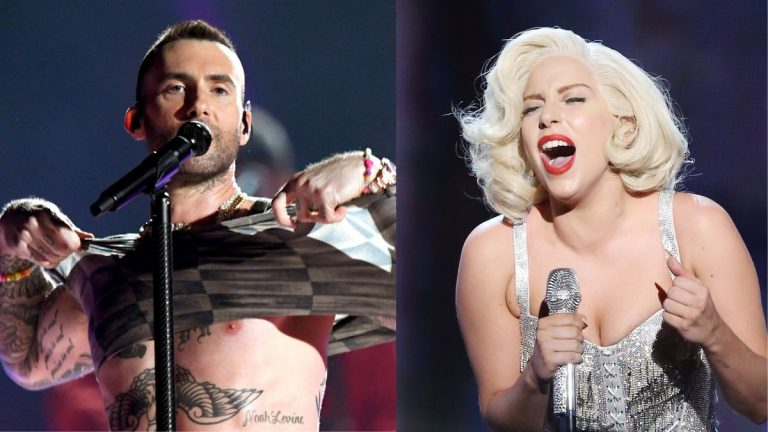 Adam Levine Lady Gaga