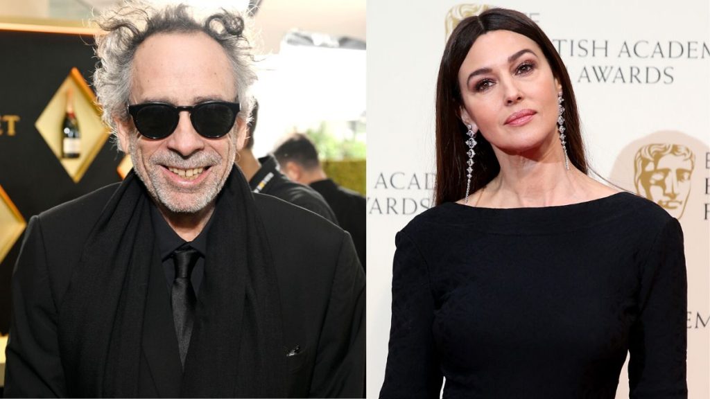 Tim Burton y Monica Belluci