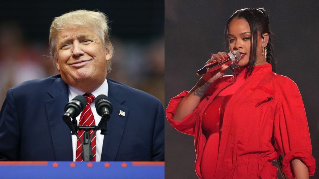 Donal Trump Rihanna