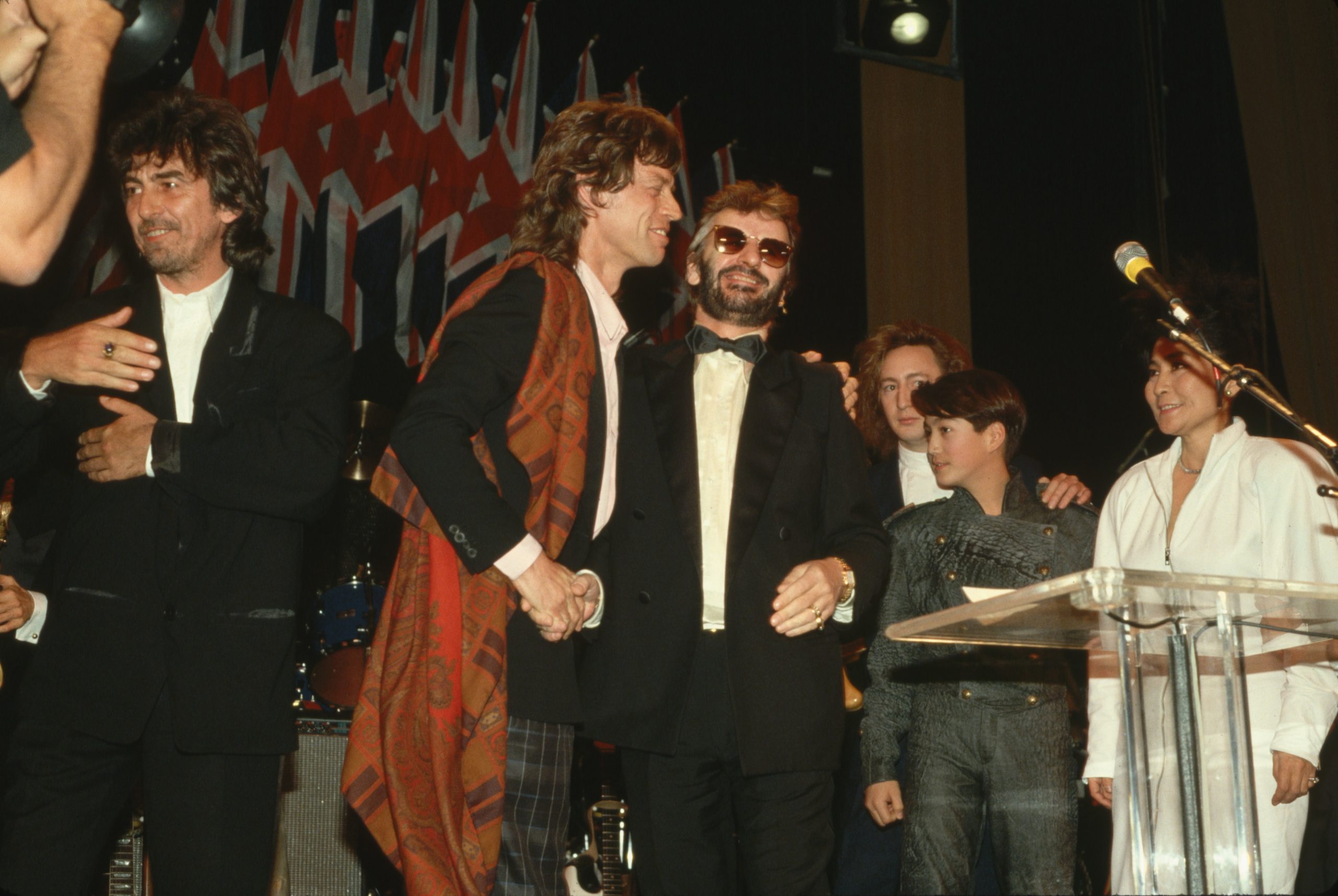 Jagger y Ringo Starr
