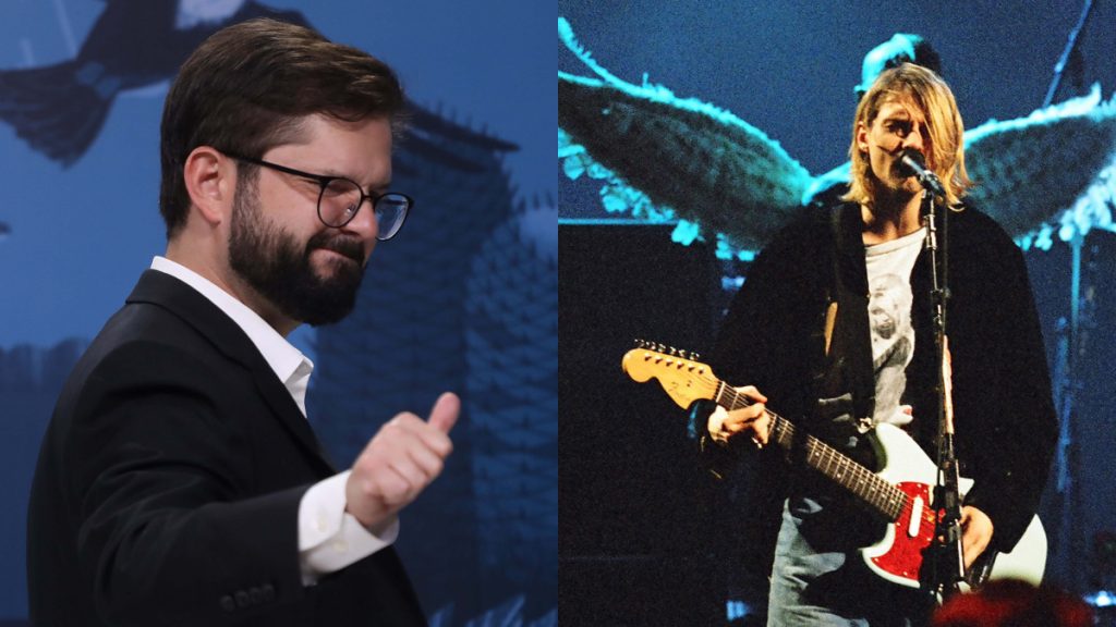 Presidente Boric sus favoritas de Nirvana