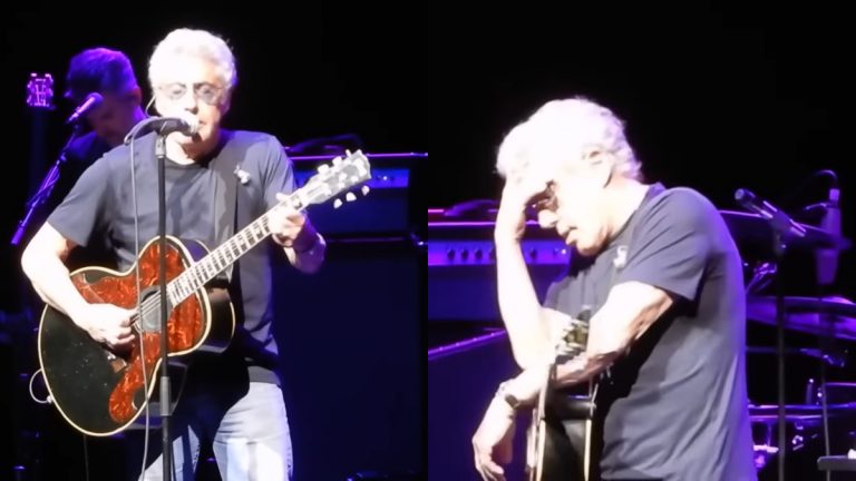Roger Daltrey se baja del escenario