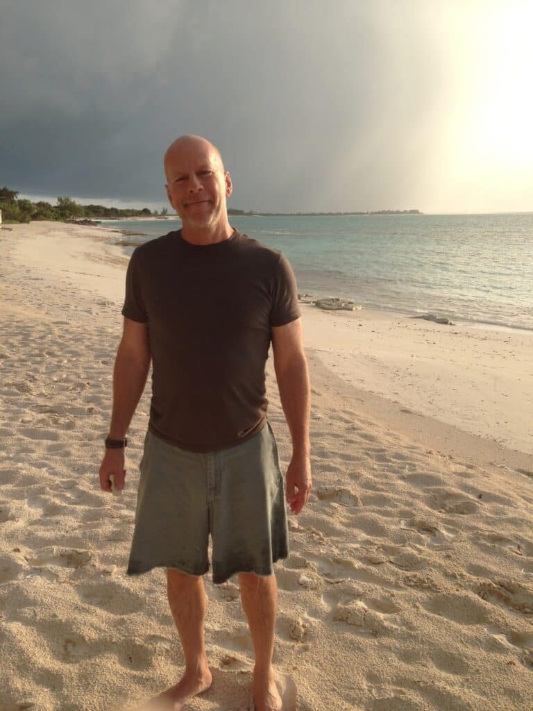 Foto más reciente de Bruce Willis