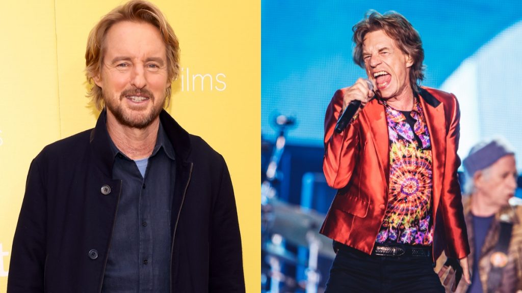 Owen Wilson y Mick Jagger The Rolling Stones