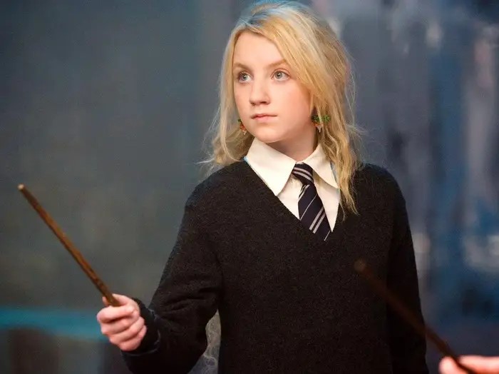 Evanna Lynch en Harry Potter