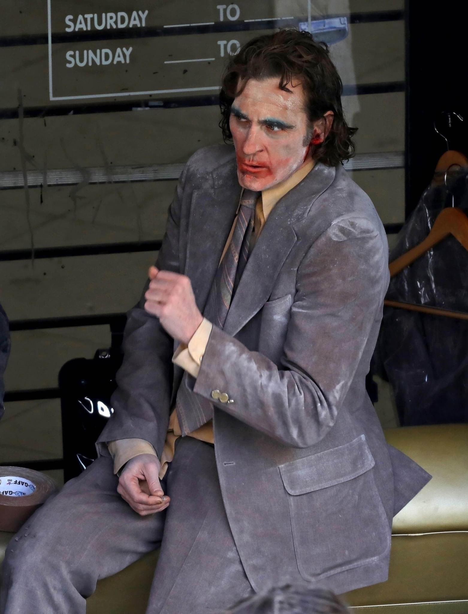 Joaquin Phoenix grabando Joker