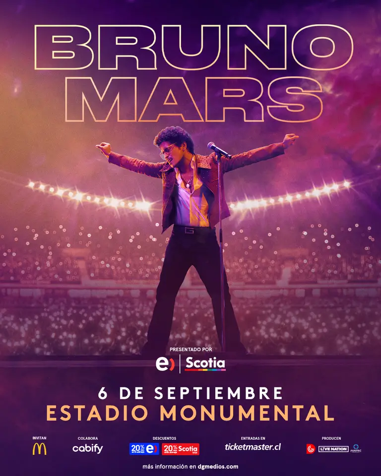 Bruno Mars en Chile