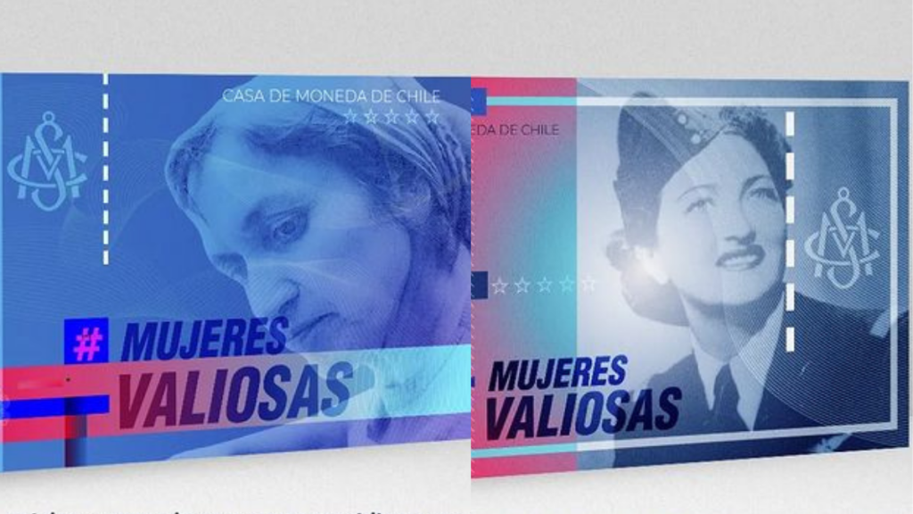 mujeres billete conmemorativo
