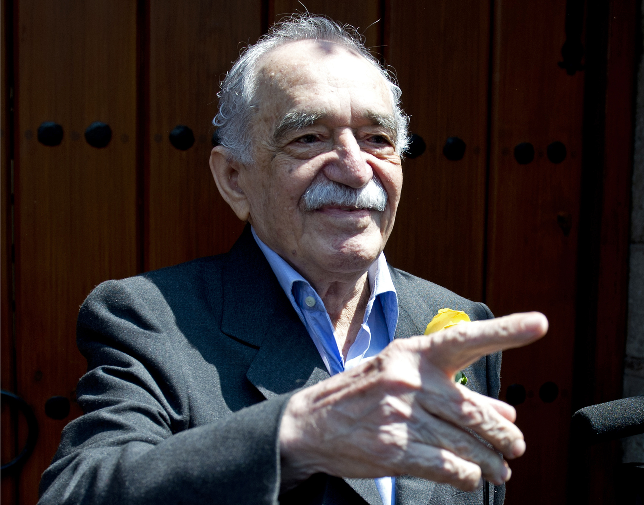 Gabriel García Márquez en su cumpleaños número 87 Crédito: Getty Images