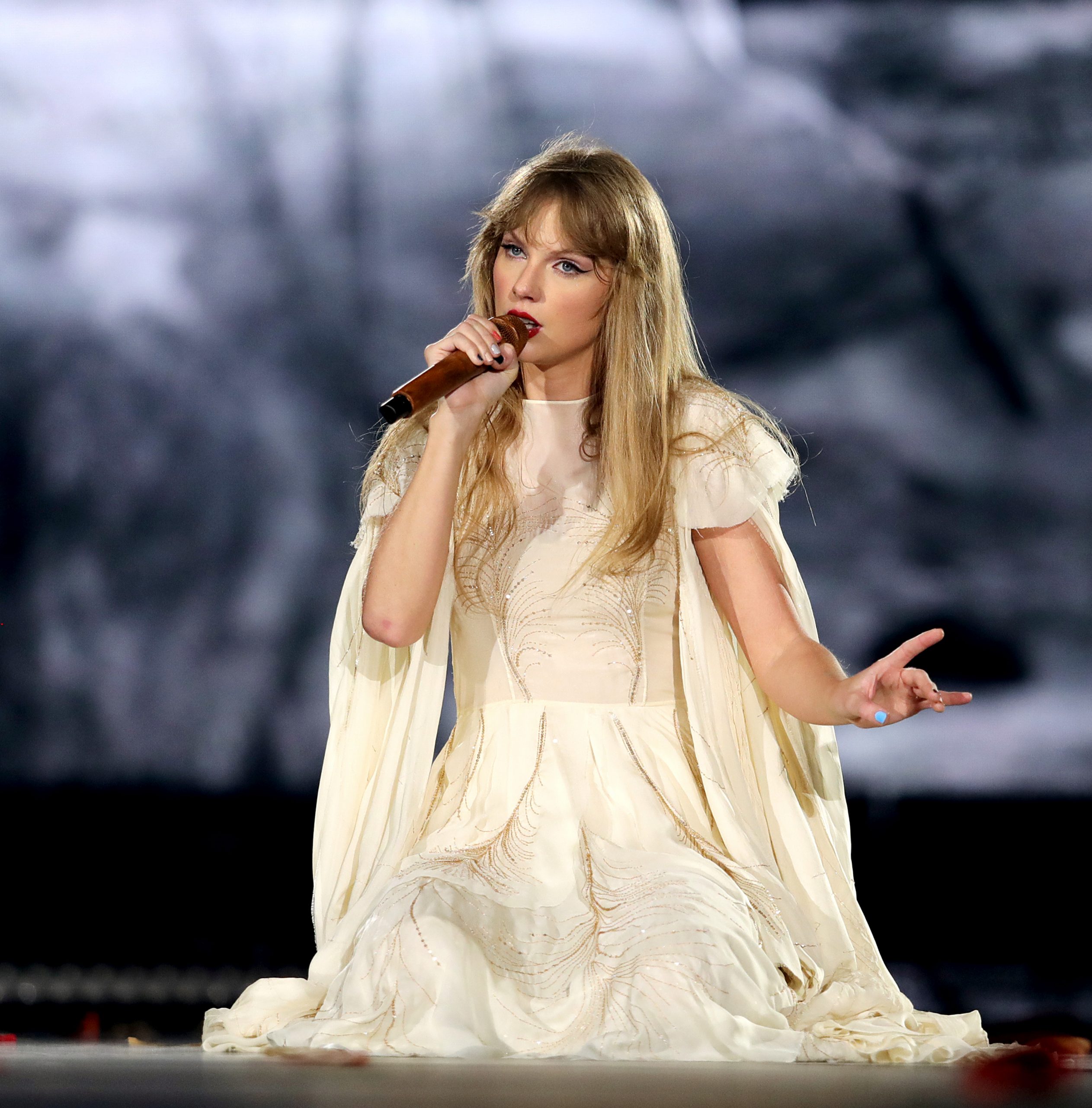 Taylor Swift en su "The Eras Tour". Crédito: Getty Images