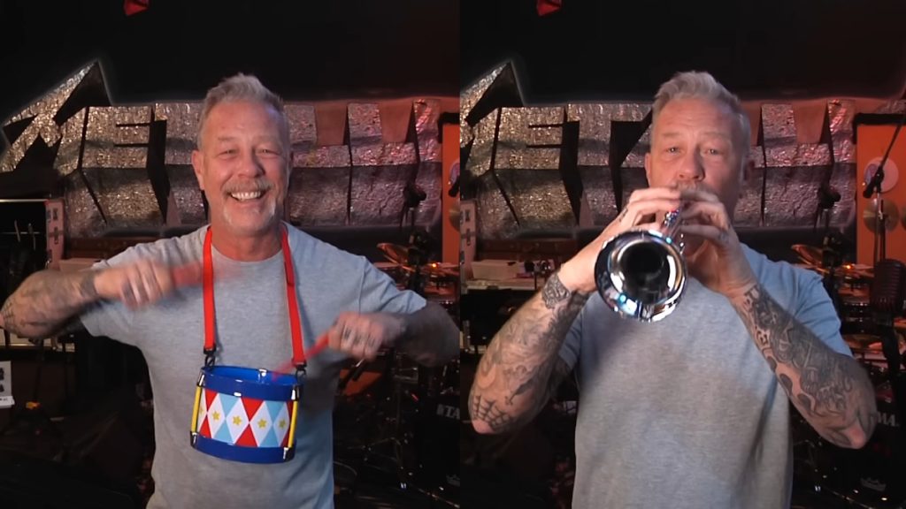 Metallica bandas de marcha, James Hetfield