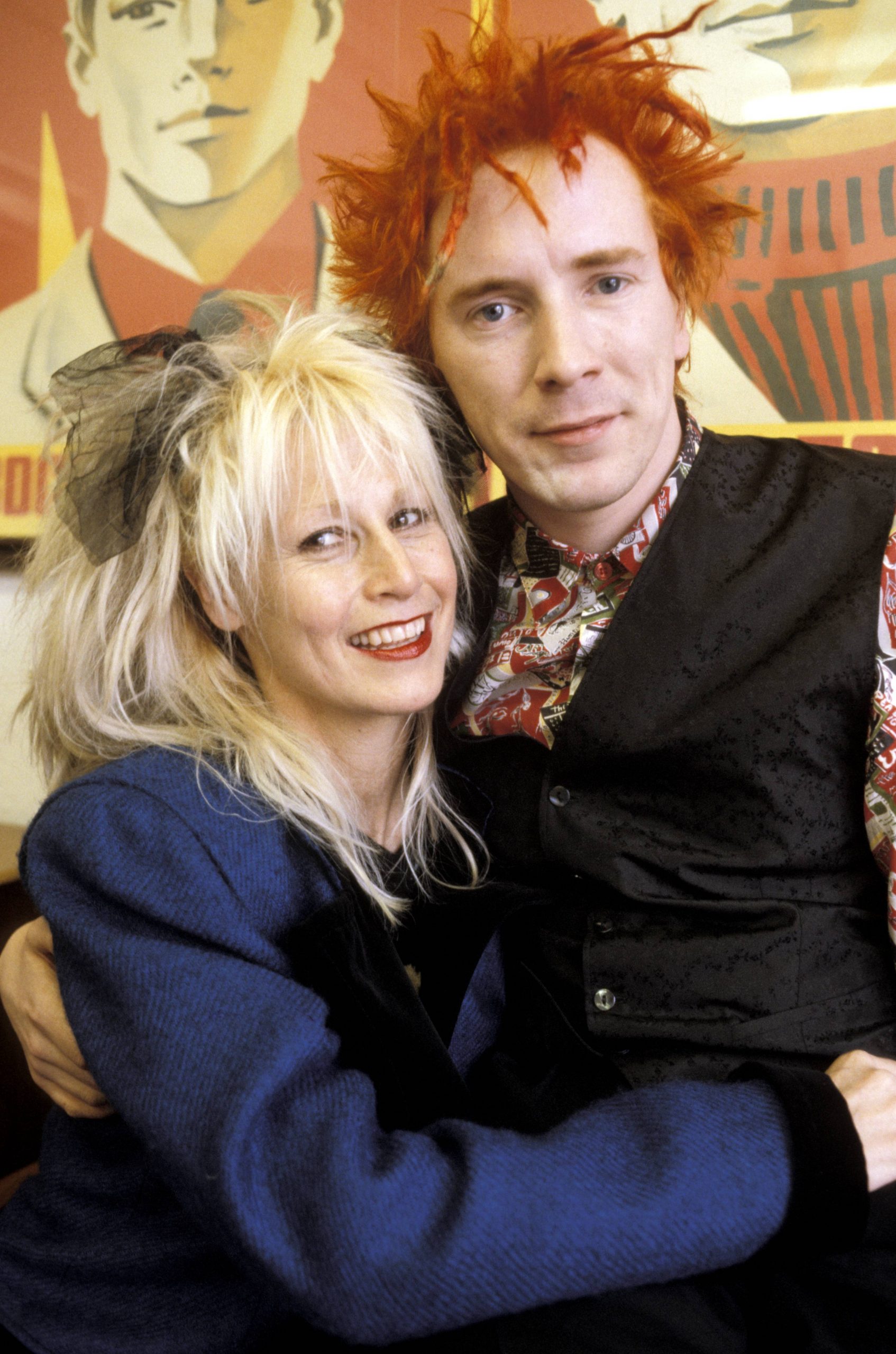 Foto de Nora Forster y John Lydon (Johnny Rotten) Crédito: Getty Images