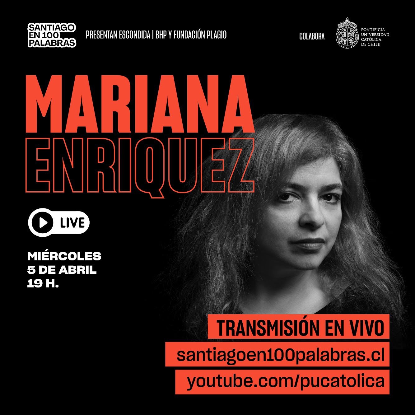 Charla de Mariana Enríquez