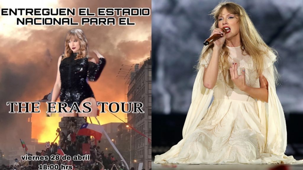 Taylor Swift marcha por un concierto en Chile