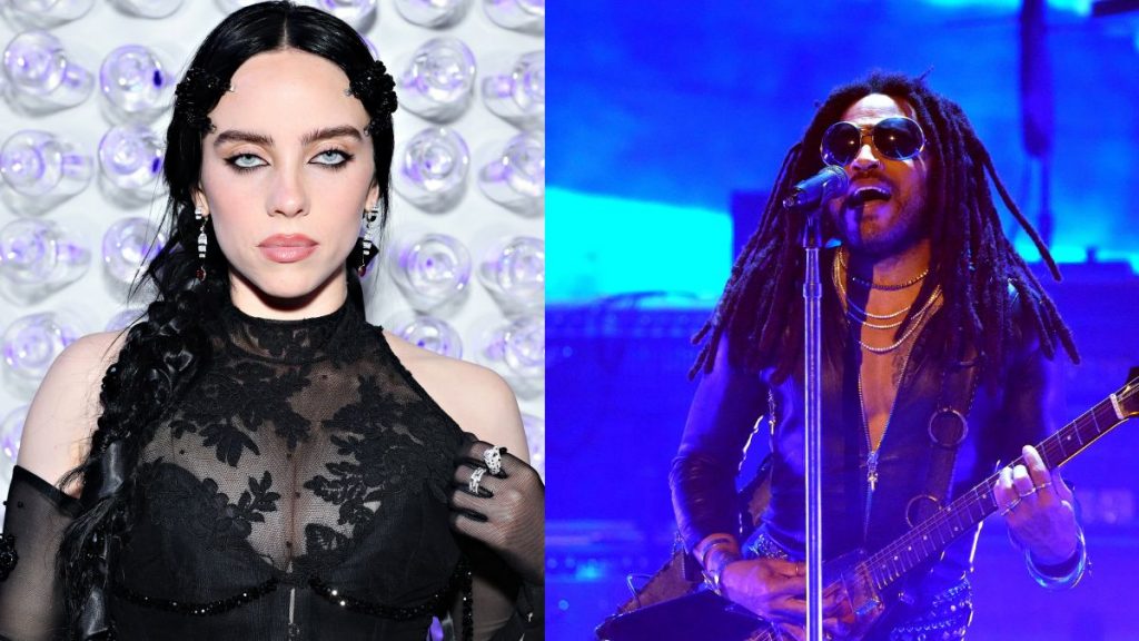 Billie Eilish y Lenny Kravitz
