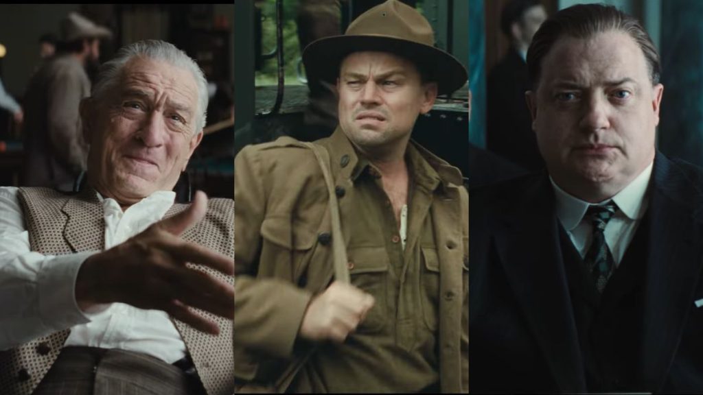 Killers of The Flower Moon Leonardo diCaprio Robert De Niro Brendan Fraser