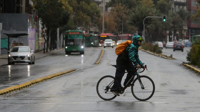 Lluvia en Santiago