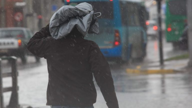 Lluvia en Santiago