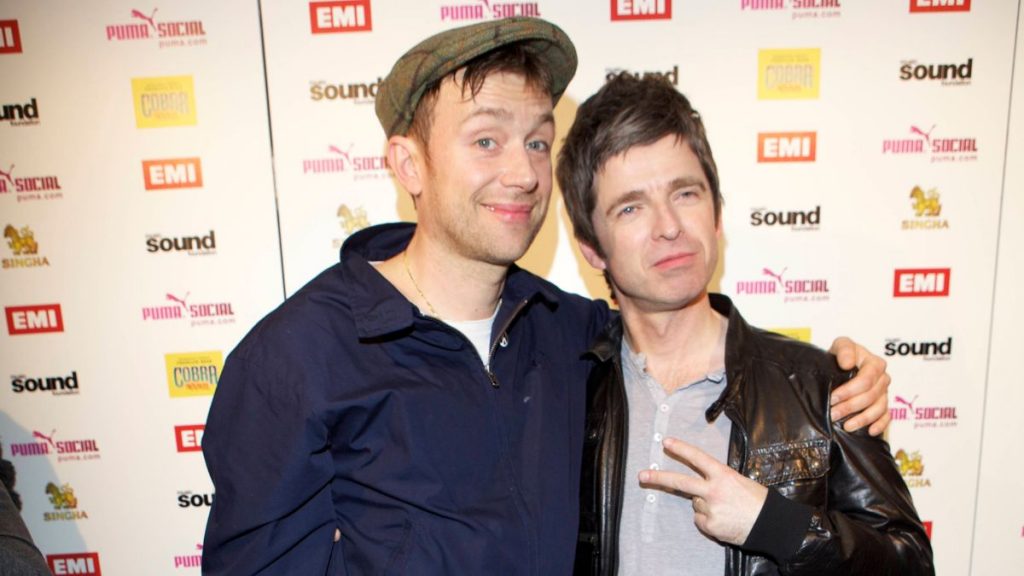 Noel Gallagher Damon Albarn