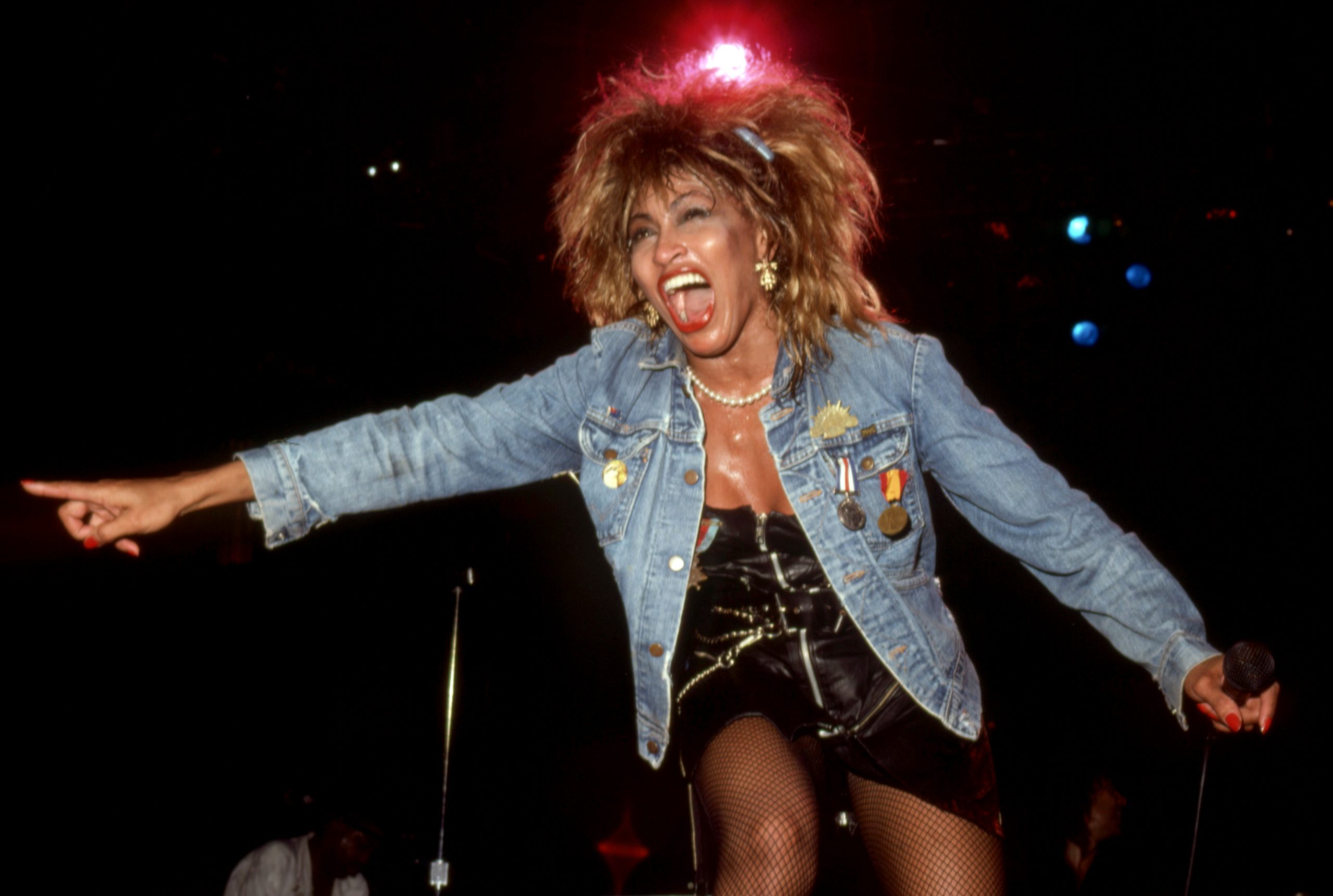 Tina Turner en Detroit, 1985 Foto: Getty Images.