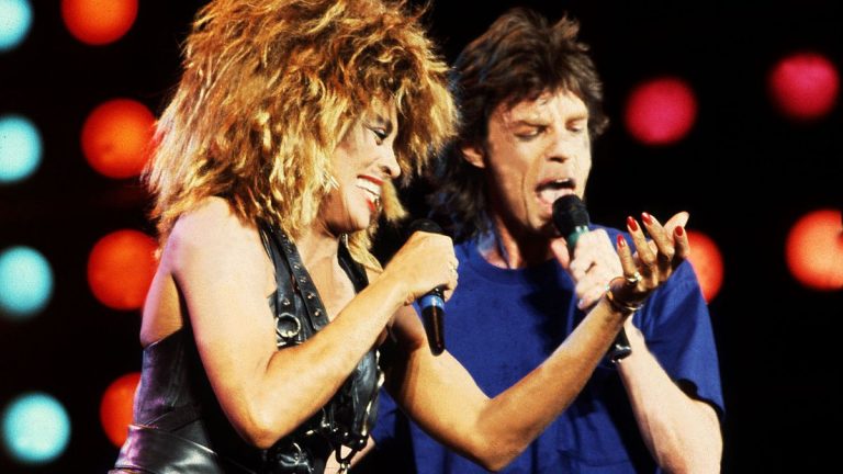 Tina Turner y Mick Jagger GettyImages-75502707 web