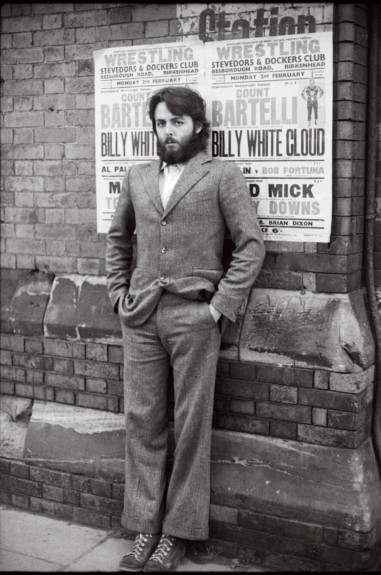 Paul McCartney en 1970. Crédito: GQ