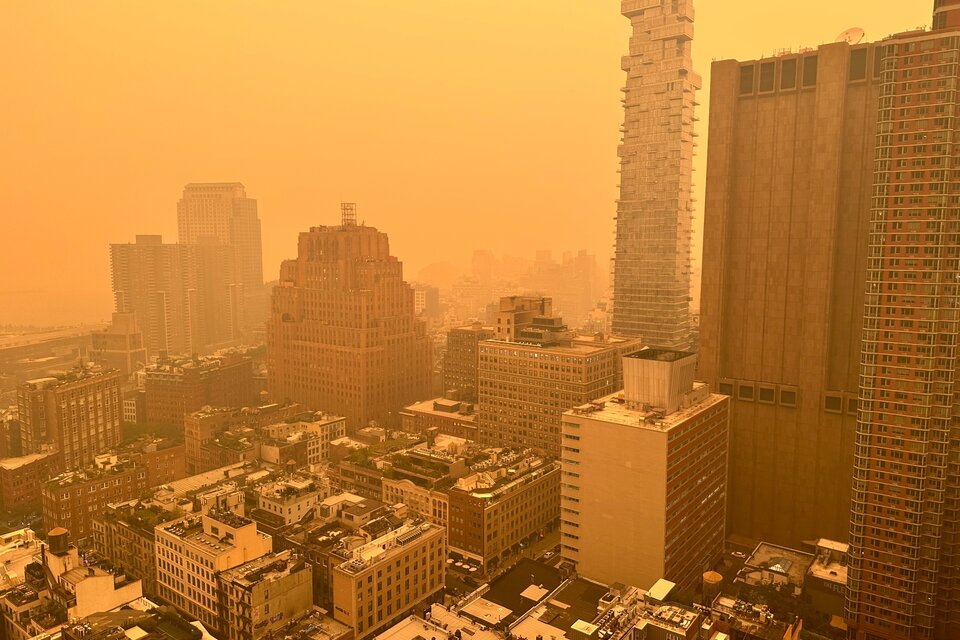 Nueva York incendios Canadá